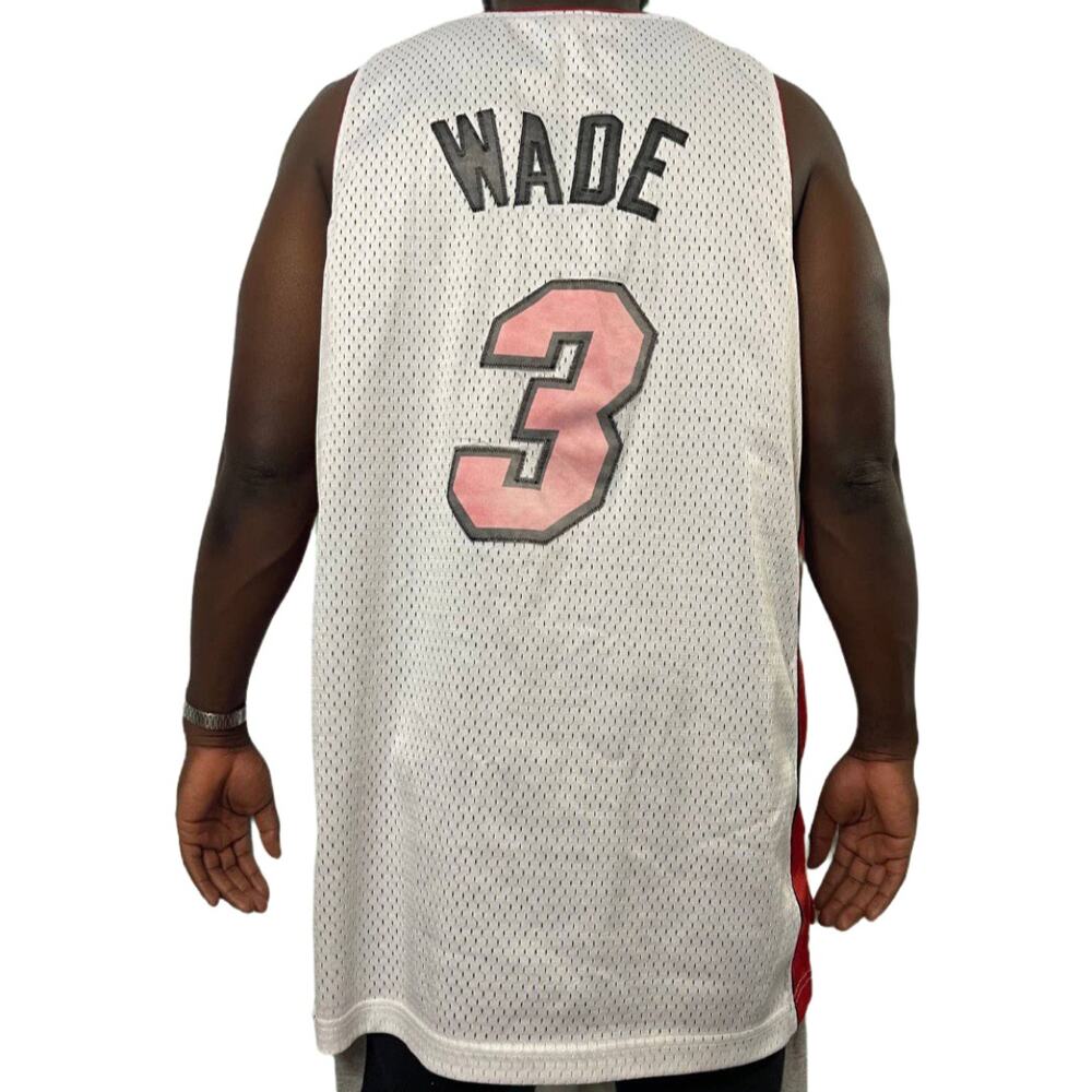Adidas Miami Heat Dwyane Wade Jersey L - Picture 3 of 4